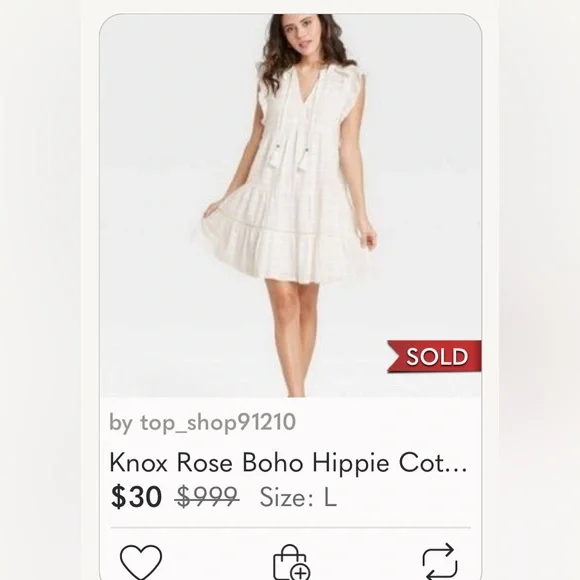 white wrap detail skater dress Olivaceous Lexi White Swiss Dot Off-the-Shoulder Skater Dress - Size L